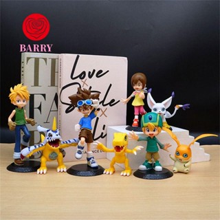 Barry ฟิกเกอร์ PVC อนิเมะอนิเมะ Digimon Tail Beast Agumon Ishida Digimon Adventure Yagami Taichi Yamato Gabumon สําหรับตกแต่งรถยนต์