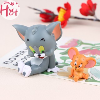 Goldensquare GE โมเดลฟิกเกอร์ Tom and Jerry Kawaii Blind Box ของเล่นสําหรับเด็ก