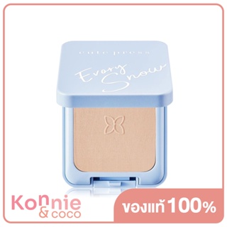 Cute Press Evory Snow Whitening Oil Control Foundation Powder SPF30/PA++ คิวท์เพรส แป้งผสมรองพื้นจากญี่ปุ่น.