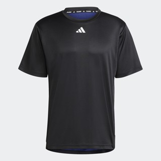 adidas เทรนนิง เสื้อยืดเทรนนิง HIIT Base ผู้ชาย สีดำ IB7915