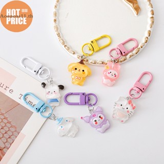 Aosuoas Sanrio พวงกุญแจ จี้รูปเฮลโลคิตตี้ สําหรับห้อยกระเป๋า Airpods