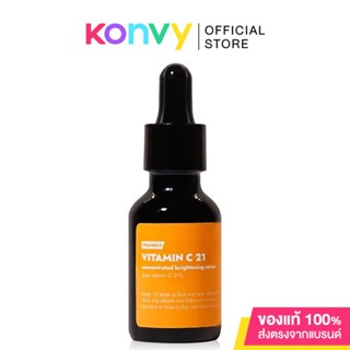 Frankly Vitamin C21 Serum 15ml เซรั่มวิตามินซีเข้มข้น. ( สินค้าหมดอายุ : 2024.05.10 )