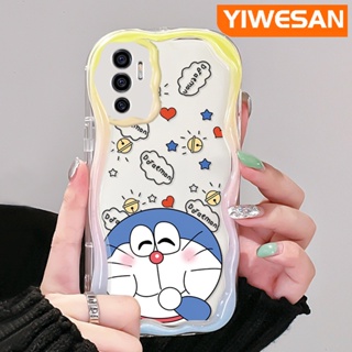 เคสโทรศัพท์มือถือ ซิลิโคนนุ่ม ใส กันกระแทก ลายการ์ตูนโดราเอมอน สําหรับ VIVO V23E 4G V23E 5G V23 Pro V23i 5G S12 5G Y75