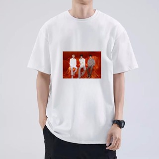 ดูดีนี่ Tfboys เสื้อแขนสั้น ทรงหลวม ลายครบรอบ 10 ปี รองรับไซซ์ S-3XL สําหรับผู้ชาย และผู้หญิง