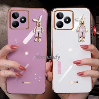 เคสมือถือ แบบนิ่ม ลายการ์ตูนกระต่ายน่ารัก กันกระแทก สําหรับ Realme C51 C51NFC Realme11 NFC 4G RealmeC53