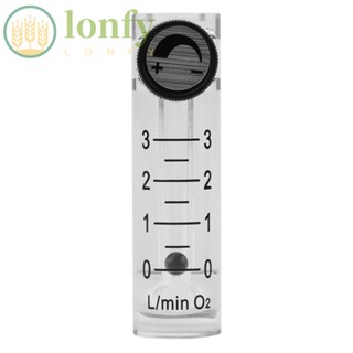 Lonfy เครื่องวัดการไหลของแก๊สออกซิเจน 0-3LPM LZQ-2 ทนทาน