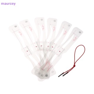 Maurcey สติกเกอร์ซิลิโคน แม่แบบเขียนคิ้ว 12 ชิ้น TH