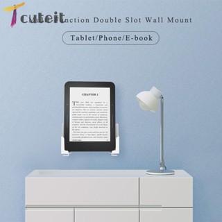 Tcuteit ที่วางแท็บเล็ต แบบติดผนัง ปรับได้ 2 ชิ้น