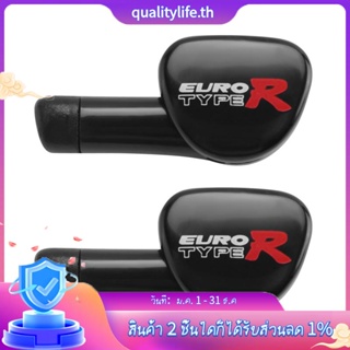 Eurotyper ที่ปัดน้ําฝนกระจกหน้ารถยนต์ แยกความสูง สีดํา 2 ชิ้น