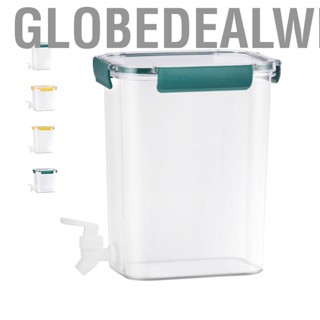 Globedealwin Cold Water Kettle Large  Thicken Faucet Sealed Drink Storage Pot for Kitchen