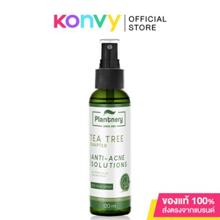 Plantnery Tea Tree Body Acne Spray 120ml แพลนท์เนอรี่ สเปรย์ฉีดหลังและลำตัว.