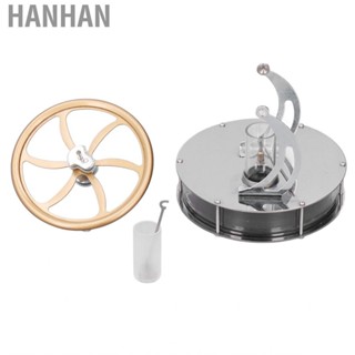 Hanhan Stirling Engine  Toy Zinc Alloy Flywheel Low Temperature Model for Classroom Presentations