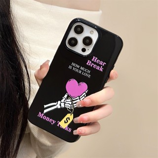 [พร้อมส่ง] เคสโทรศัพท์มือถือเจลลี่ ลายหัวใจ สําหรับ Apple iPhone 15 14 13 12 11 PROMAX XS XR XSMAX SE2020 6 7 8PLUS MINI