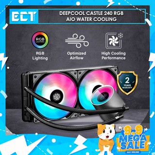 Deepcool Castle 240 RGB AIO พัดลมระบายความร้อนด้วยน้ํา