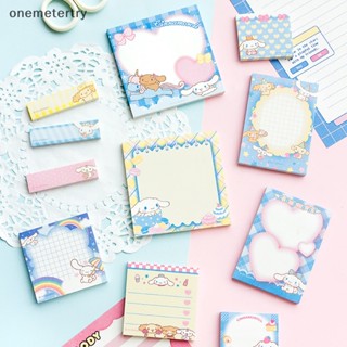 Onem Kawaii ชุดกระดาษโน้ต ลายการ์ตูนอนิเมะ Sanirio สไตล์เกาหลี ฉีกได้ แบบพกพา DIY