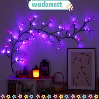 WISDOMEST โคมไฟ LED รูปค้างคาว 1.8 เมตร สีดํา สําหรับตกแต่งบ้าน วันฮาโลวีน