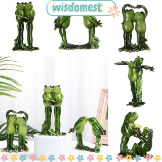 Wisdomest ฟิกเกอร์เรซิ่น รูปกบ แฮนด์เมด สําหรับตกแต่งบ้าน รถยนต์