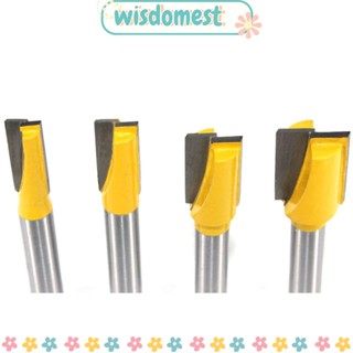 Wisdomest ดอกสว่านเราเตอร์ ก้าน 8 มม. สําหรับทําความสะอาดด้านล่าง|ดอกกัดมิลลิ่ง สําหรับงานไม้