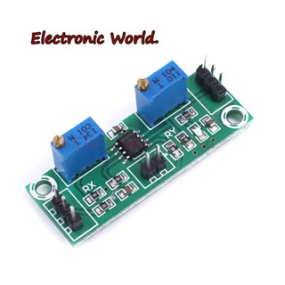 Lm358 โมดูลขยายเสียงสัญญาณไฟฟ้า แบบเดี่ยว