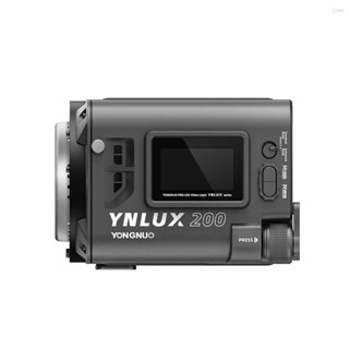 YONGNUO YNLUX200 Handheld LED Video Light with 12 Lighting Scene Effects for Home Studio