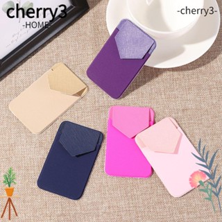 Cherry3 กระเป๋าสตางค์ กระเป๋าใส่บัตร โทรศัพท์ แบบยืดหยุ่น ได้มาตรฐาน