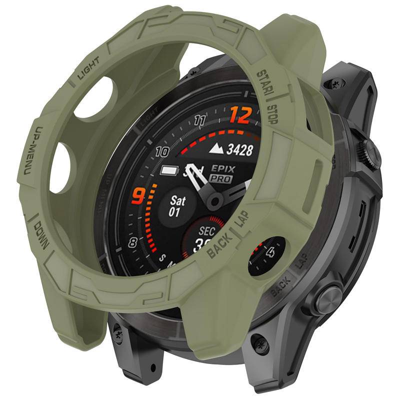 เคสนาฬิกาข้อมือ ซิลิโคนนิ่ม TPU ป้องกัน กันชน สําหรับ Garmin Fenix 7 7S 7X Pro Garmin Epix Pro (Gen 2) 51 มม. Garmin Approach S70 47 มม. 42 มม.