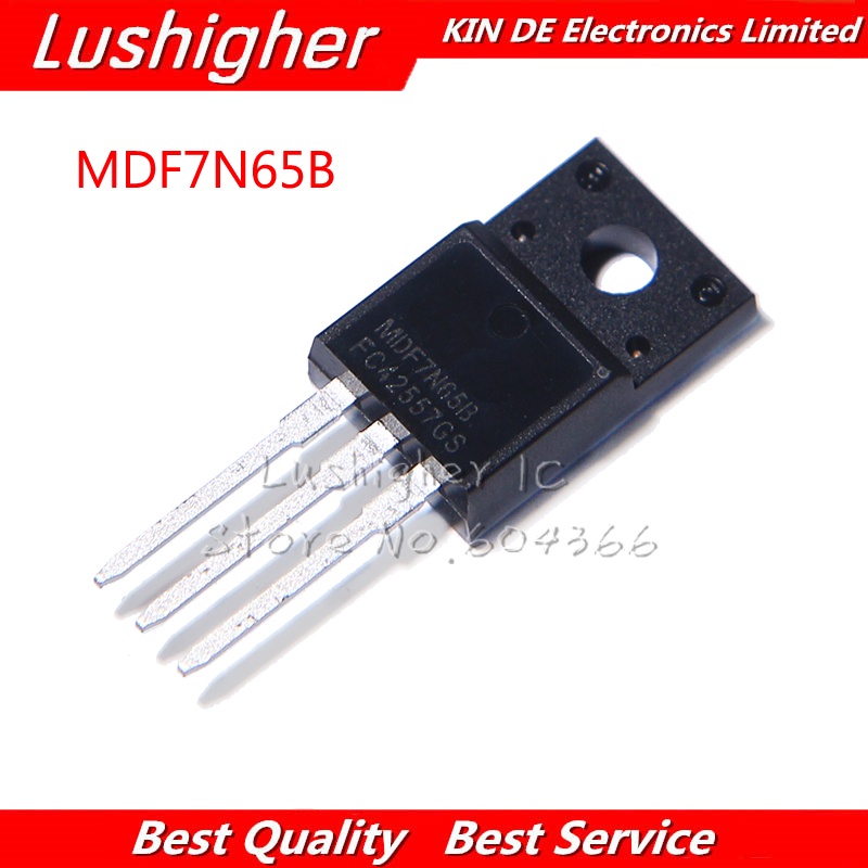 10 ชิ้น MDF7N65B ถึง 220f MDF7N65 ถึง-220 7N65