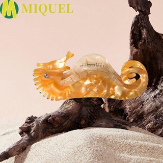 Miquel กิ๊บติดผมหางม้าน้ํา รูปสัตว์ ฉลาม สไตล์เกาหลี หรูหรา ขนาดใหญ่ แฟชั่น สําหรับปาร์ตี้