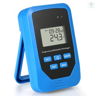 Mini USB Humidity Temperature Data Logger RH TEMP Datalogger Recorder Humiture Recording Meter with Heat Index and Dew Point Test 80,000 Record Capacity