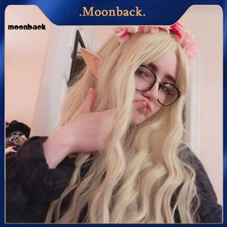 &lt;moonback&gt; หูเอลฟ์คอสเพลย์ เหมือนจริง และปลอดภัย กันลื่น สําหรับปาร์ตี้ฮาโลวีน และคริสต์มาส 6 คู่