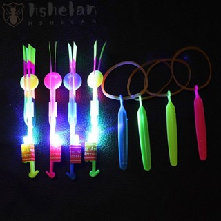 Hshelan ถุงน่องฟิลเลอร์ มีไฟ LED ของเล่นสําหรับเด็ก 4 ชิ้น