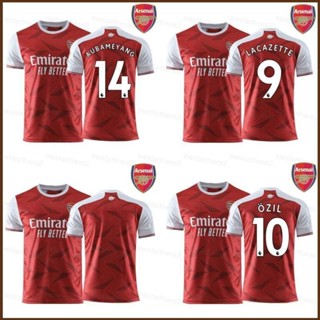 เสื้อกีฬาแขนสั้น ลายทีมชาติฟุตบอล Arsenal NS2 2020-2021 Aubameyang พลัสไซซ์ สําหรับผู้ชาย และผู้หญิง