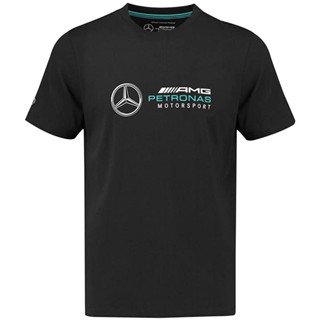 เสื้อยืดคอกลม แขนสั้น ผ้าฝ้าย 100% พิมพ์ลาย Mercedes-Benz Benz พลัสไซซ์ สําหรับผู้ชาย