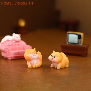 Onehome ตุ๊กตาสุนัขจิ๋วน่ารัก ของขวัญ สําหรับตกแต่งบ้าน โต๊ะ DIY