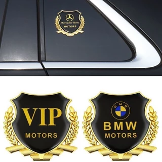 สติกเกอร์โลหะ รูปโลโก้ VIP สามมิติ สร้างสรรค์ สําหรับตกแต่งรถยนต์ 1 ชิ้น