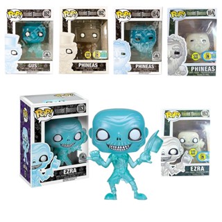 โมเดลฟิกเกอร์ Funko Pop Disney Haunteo Mansion Gus 162 Ezra 163 Phineas 164 ของเล่นสะสม สําหรับเด็ก