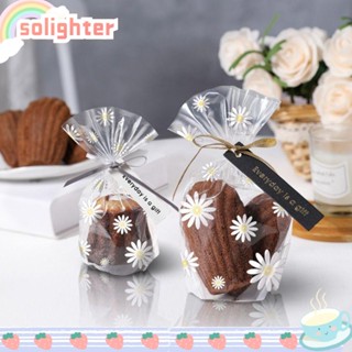Solighter ถุงขนม ลายการ์ตูนดอกเดซี่ 50 100 ชิ้น