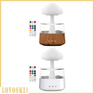 [Lovoski1] เครื่องกระจายกลิ่นอโรมา USB ไฟ LED 450 มล.