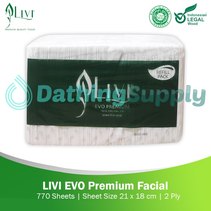 == กระดาษทิชชู่ 1000 กรัม - LIVI 770s