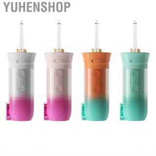 Yuhenshop Electric  Irrigator 3 Gears 360 Degrees Rotation 200ml Water Tank Scalable Dental Oral Cleaner