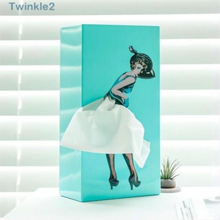 Twinkle กล่องใส่ทิชชู่ ผ้าเช็ดปาก กันน้ํา สไตล์เรโทร ของขวัญ สําหรับเด็กผู้หญิง