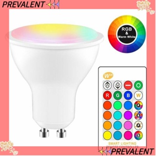 Preva หลอดไฟ Led GU10 อัจฉริยะ พร้อมรีโมตคอนโทรล สําหรับปาร์ตี้