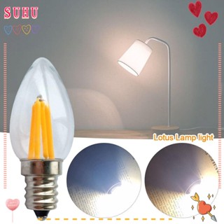 Suhu หลอดไฟ LED 24-220V C7 C22 6500K E12 ขนาดเล็ก แบบพกพา