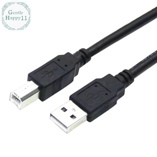 Gentlehappy สายเคเบิลเครื่องพิมพ์สแกนเนอร์ USB 2.0 Type A ตัวผู้ เป็น Type B ตัวผู้