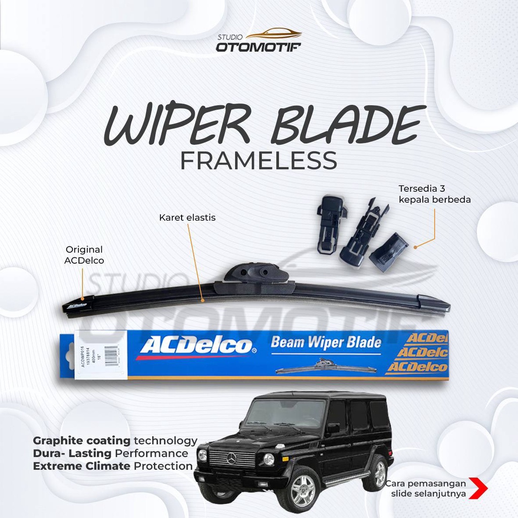 WIPER PERCY G63 W460 W461 W463 14-14 Acdelco Beam Frameless