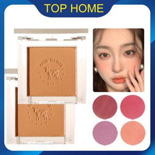 XIXI Matte Waterproof Blush Eyeshadow Palette Multifunctional Palette นม Galaxy Bean Paste สีม่วงยาวนานเครื่องสำอาง ,Wow ~ ราคาต่ำสุด