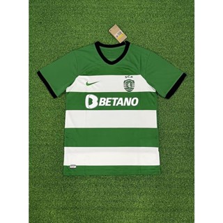 Fan Edition 2324 ใหม่ เสื้อยืดแขนสั้น ลาย Lisbon Home Football คุณภาพสูง ไซซ์ S-4XL