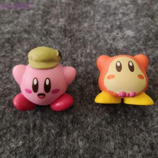 Huimao ตุ๊กตาฟิกเกอร์ PVC รูปการ์ตูนอนิเมะ Kirby น่ารัก สีชมพู สําหรับของขวัญคริสต์มาส