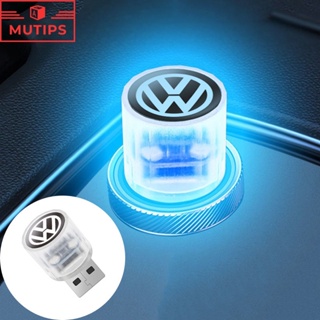 Volkswagen USB การตกแต่งภายใน รถยนต์ ไร้สาย ไฟ LED บรรยากาศที่มีสีสัน VW Polo Golf mk3 mk6 mk7 Scirocco Beetle Passat B5 B6 B7 CC B8 T5