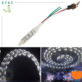 Suhu แผงควบคุมไฟ LED 3 คีย์ DC5V-24V ปรับได้ สีเดียว สําหรับ WS2811 WS2812